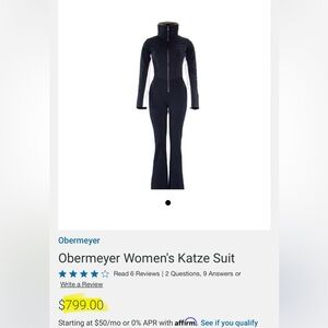 Obermeyer Women's Katze Suit